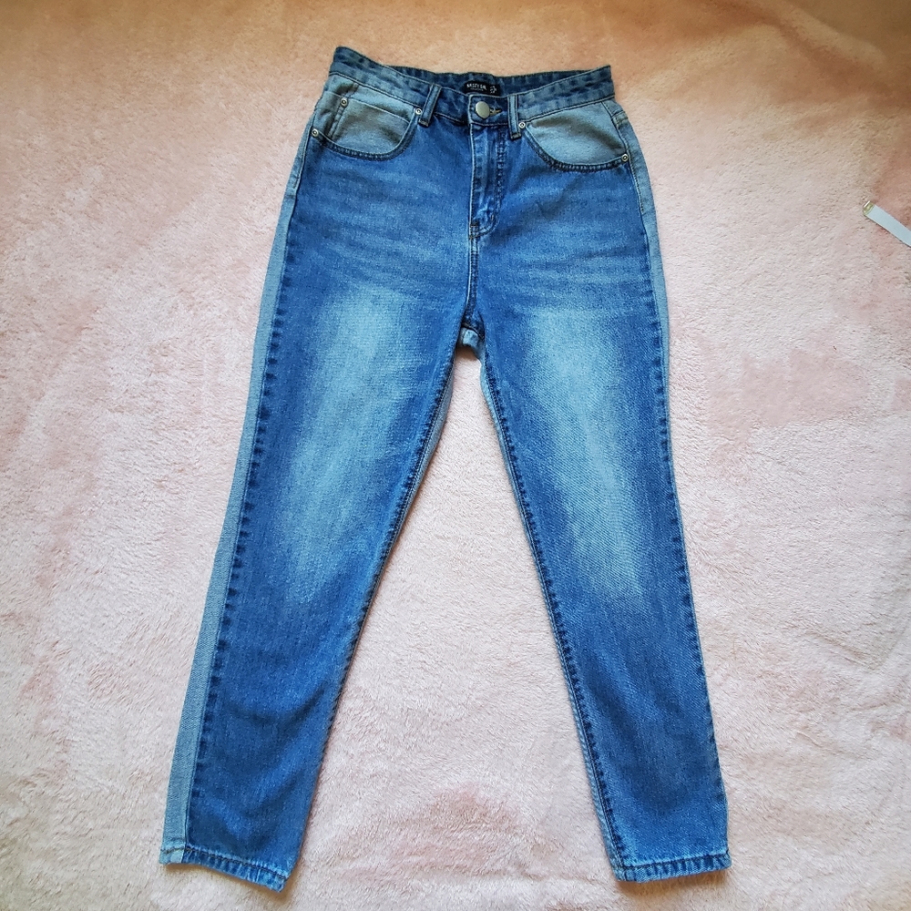 Nasty Gal Collection Two Toned Denim Jeans Size 4